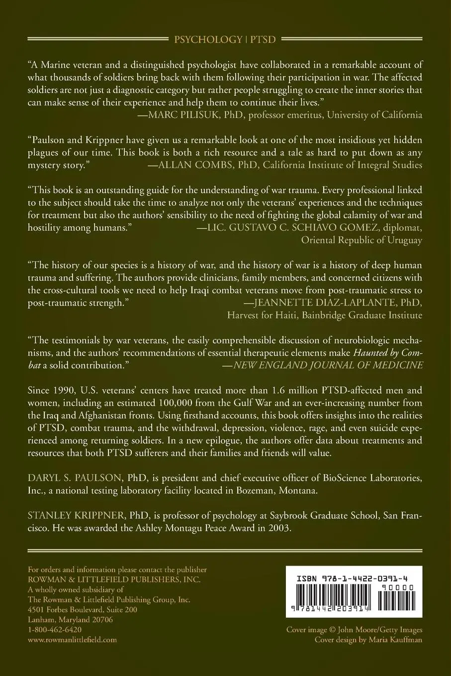 Rückseite: 9781442203914 | Haunted by Combat | Understanding PTSD in War Veterans | Taschenbuch