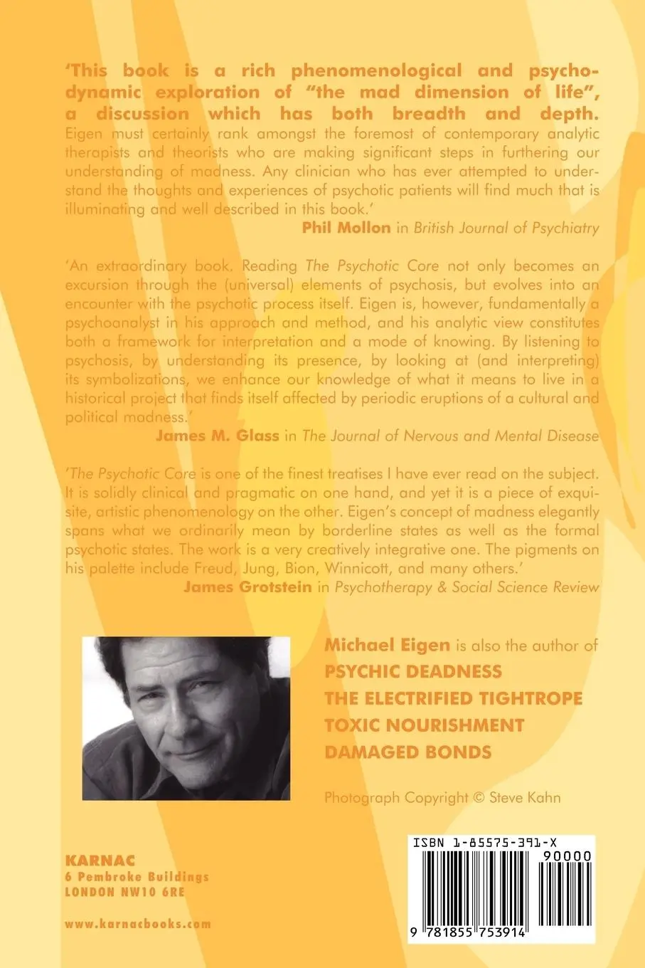 Rückseite: 9781855753914 | The Psychotic Core | Michael Eigen | Taschenbuch | Englisch | 2004
