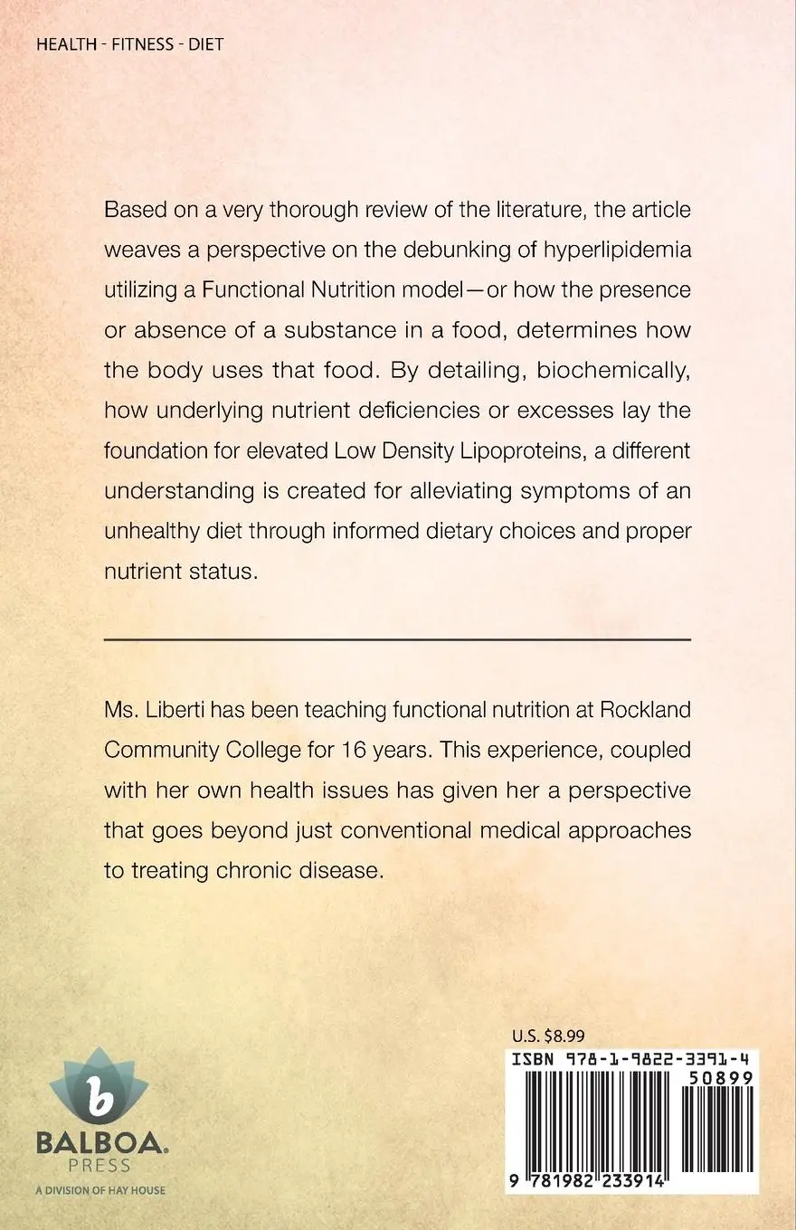 Rückseite: 9781982233914 | What Causes Elevated Low Density Lipoproteins? | Gina Liberti Aas Ed