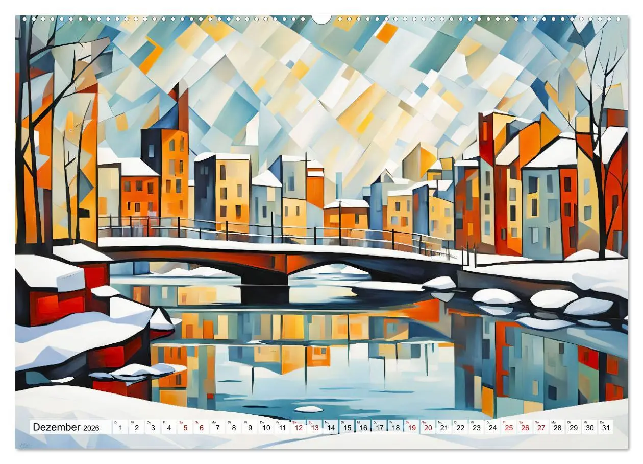Bild: 9783457263914 | Kubistische Stadtlandschaften - Geometrische Urban Art am Wasser...