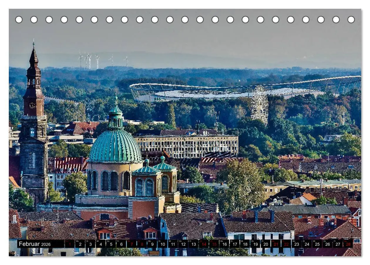 Bild: 9783457883914 | Hannover - Luftige Einblicke (Tischkalender 2026 DIN A5 quer),...
