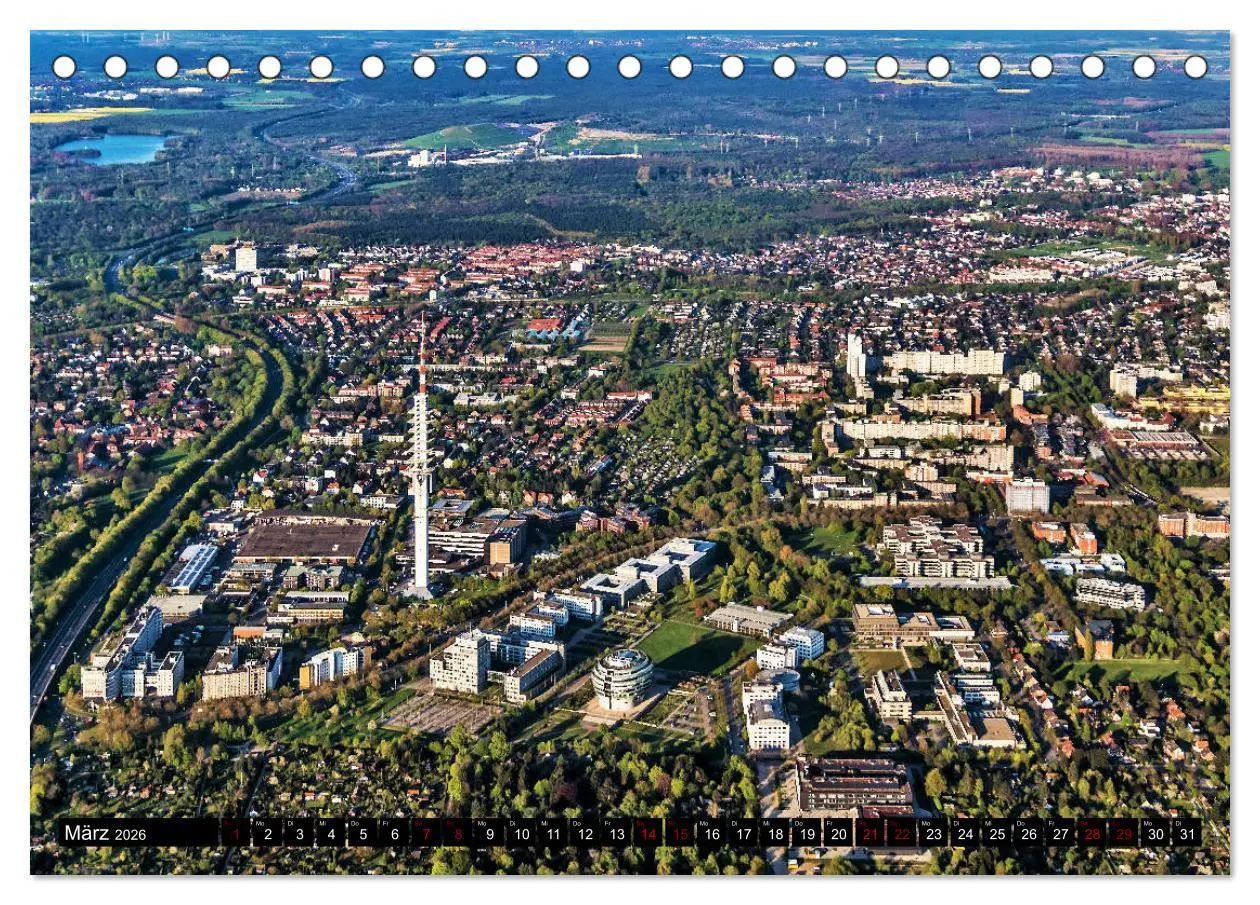 Bild: 9783457883914 | Hannover - Luftige Einblicke (Tischkalender 2026 DIN A5 quer),...