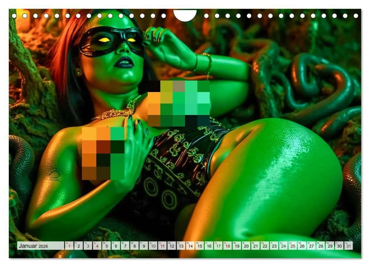 Bild: 9783516663914 | Superheldinnen - Enthüllte Kraft und Kurven (Wandkalender 2026 DIN...