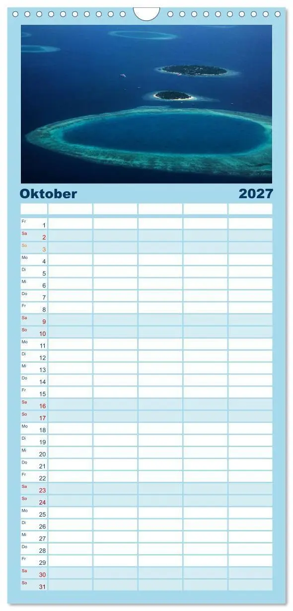 Bild: 9783594333914 | Familienplaner 2027 - Malediven - Das Paradies im Indischen Ozean...