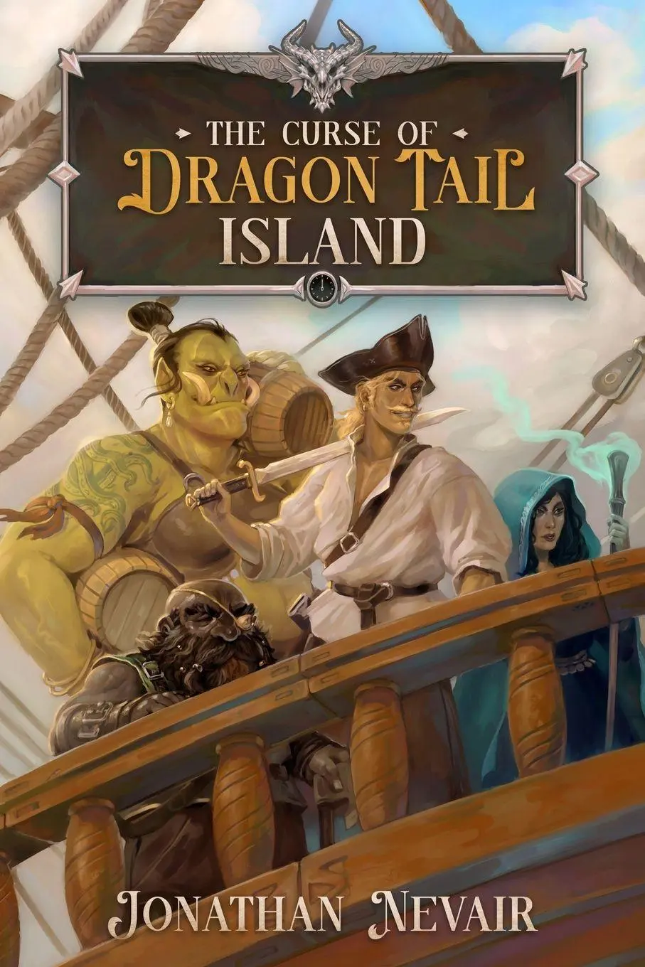 Cover: 9798992973914 | The Curse of Dragon Tail Island | A Pirate Fantasy Adventure | Nevair