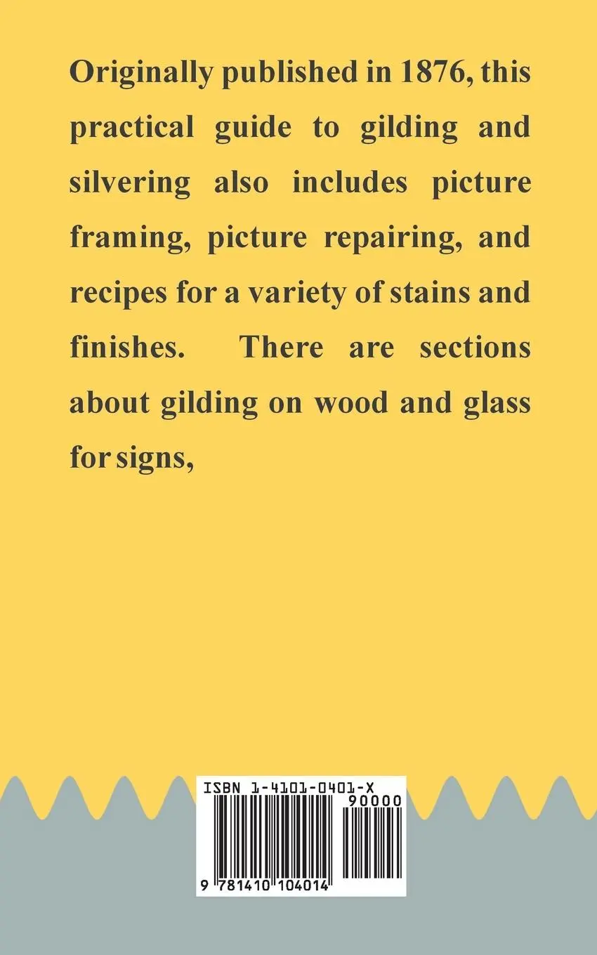 Rückseite: 9781410104014 | The Gilder's Manual | Anonymous | Taschenbuch | Englisch | 2003