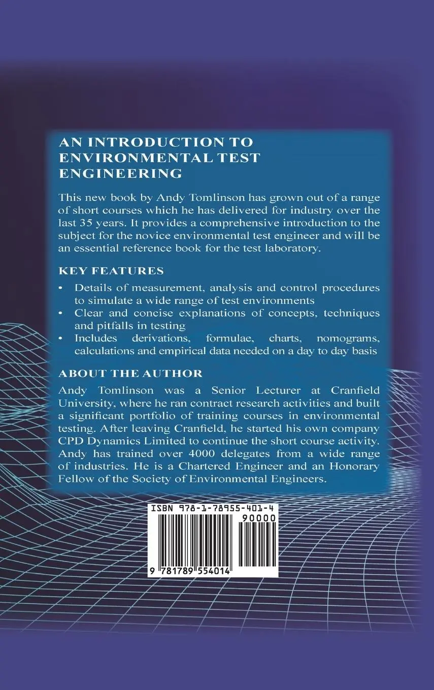 Rückseite: 9781789554014 | An Introduction to Environmental Test Engineering | Andy Tomlinson
