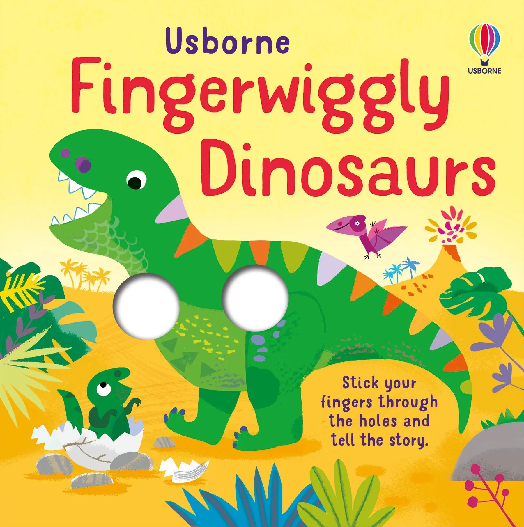 Cover: 9781805074014 | Fingerwiggly Dinosaurs | Felicity Brooks | Buch | Usborne Publishing