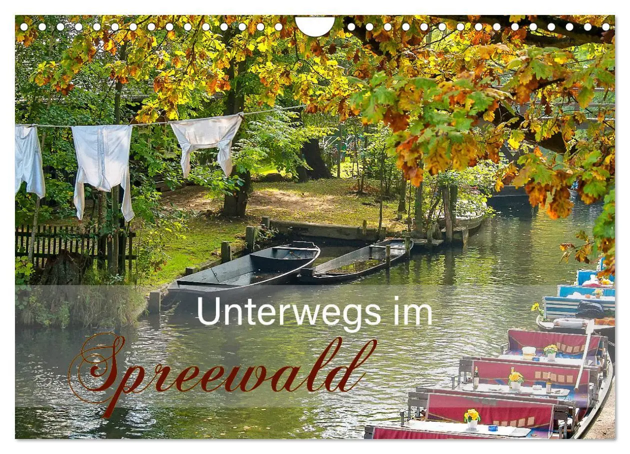 Cover: 9783457774014 | Unterwegs im Spreewald (Wandkalender 2026 DIN A4 quer), CALVENDO...