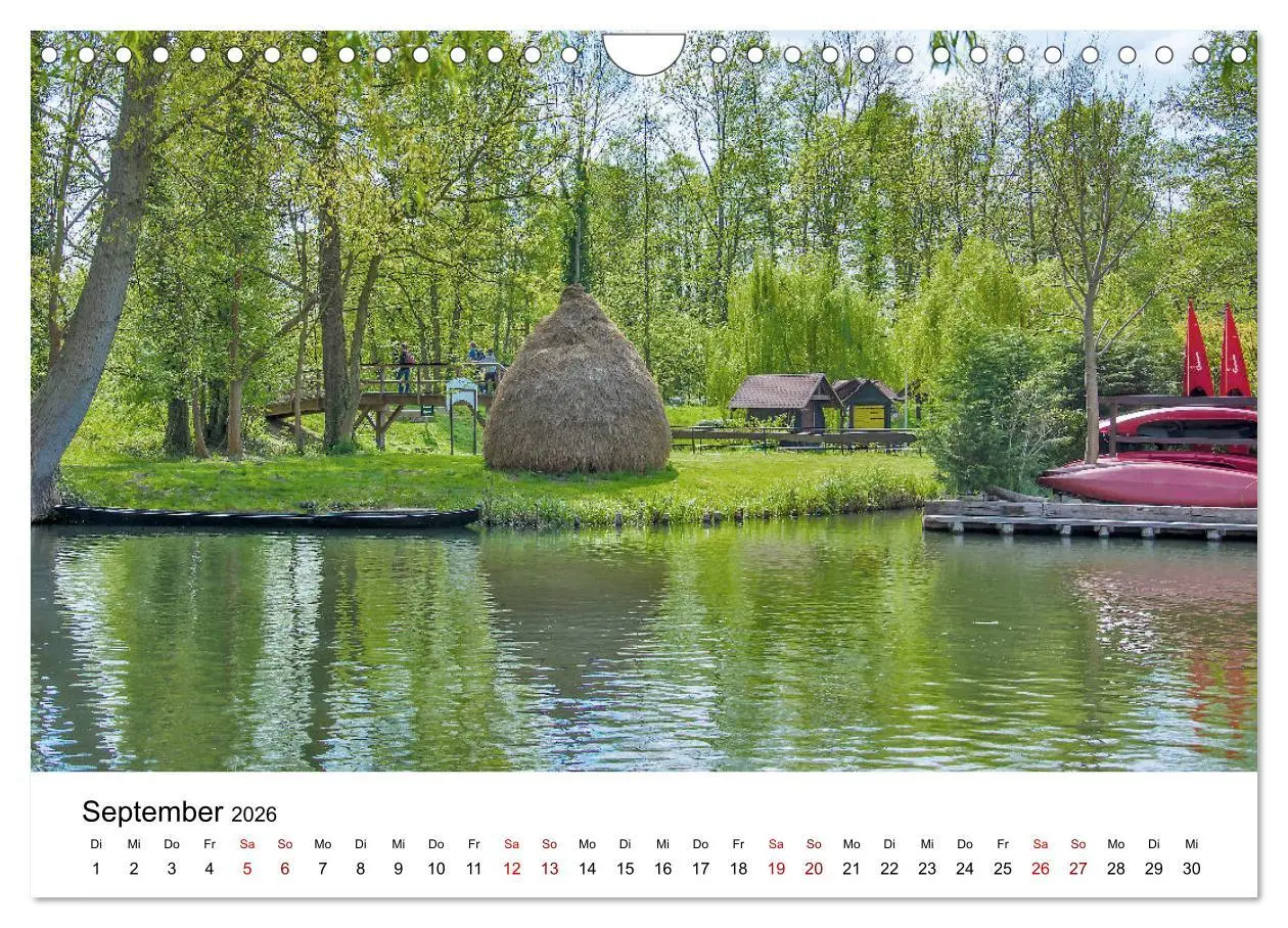 Bild: 9783457774014 | Unterwegs im Spreewald (Wandkalender 2026 DIN A4 quer), CALVENDO...