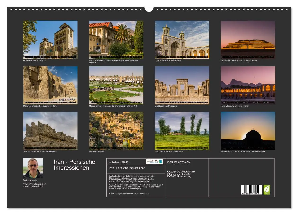 Bild: 9783457844014 | Iran - Persische Impressionen (Wandkalender 2026 DIN A2 quer),...
