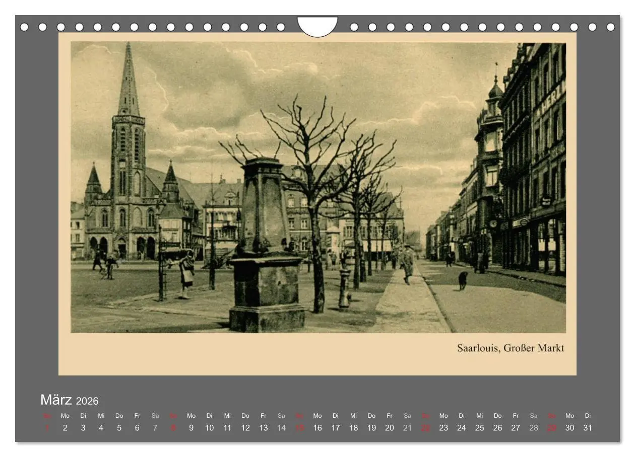 Bild: 9783516004014 | Saarland - vunn domols (frieher), Landkreis Saarlouis (Wandkalender...