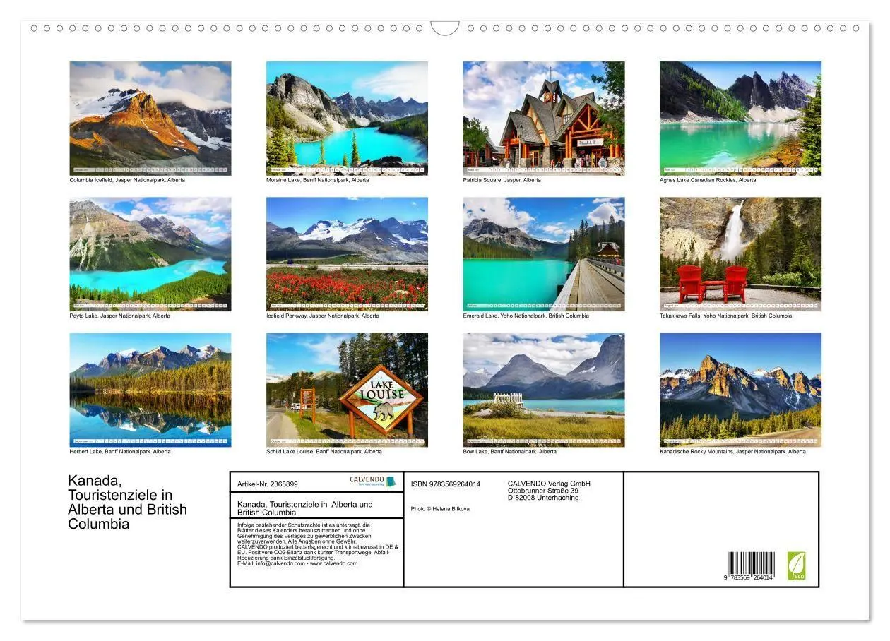 Bild: 9783569264014 | Kanada, Touristenziele in Alberta und British Columbia...