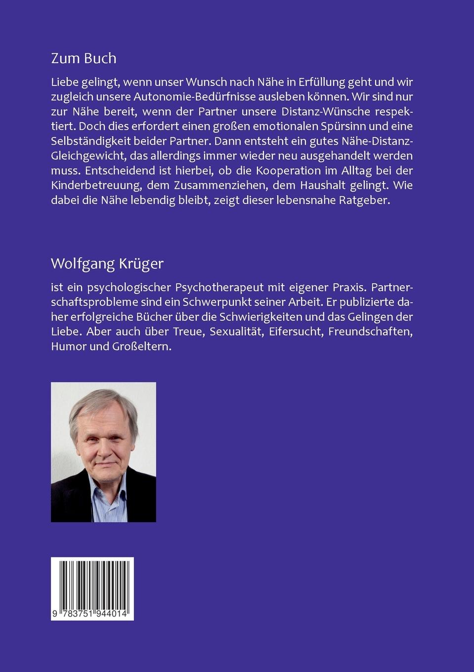 Rückseite: 9783751944014 | Nähe und Autonomie in der Liebe | Wolfgang Krüger | Taschenbuch | 2020