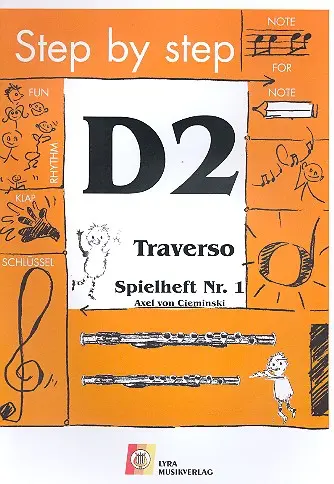 Cover: 9990000514014 | Traverso D2 Spielheft Nr.1 für 1-2 Flöten (Spielmannsflöte)