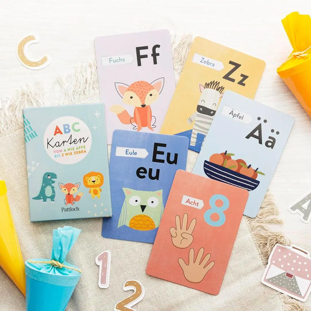 Bild: 4260308344114 | Schulkind! ABC-Karten | 50 Wendekarten zum Spielen und Lernen | Verlag