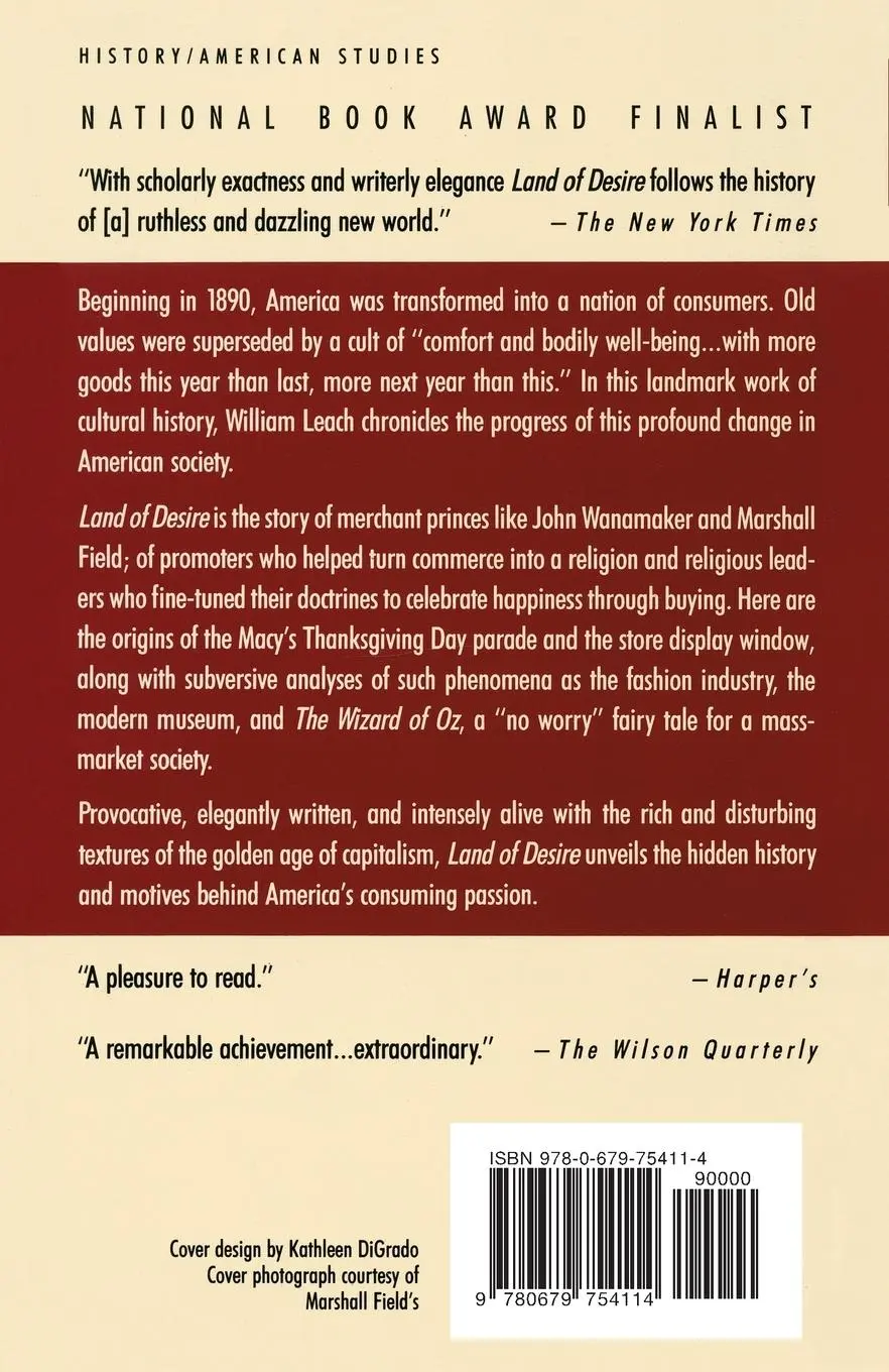 Rückseite: 9780679754114 | Land of Desire | William R. Leach | Taschenbuch | Englisch | 1994