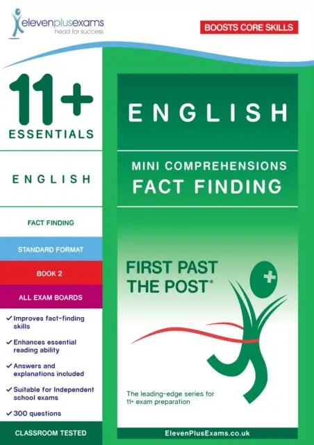 Cover: 9781912364114 | 11+ Essentials English: Mini-Comprehensions Fact-Finding Book 1 | Buch