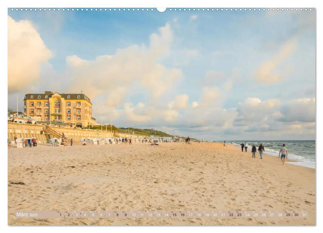 Bild: 9783457214114 | Sylt süchtig (Wandkalender 2025 DIN A2 quer), CALVENDO Monatskalender