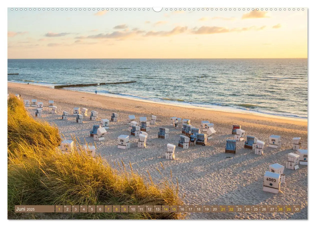 Bild: 9783457214114 | Sylt süchtig (Wandkalender 2025 DIN A2 quer), CALVENDO Monatskalender
