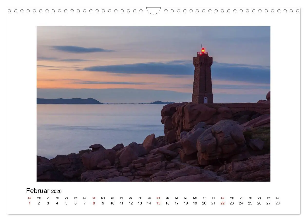 Bild: 9783516234114 | Bretagne - Côte de Granit Rose (Wandkalender 2026 DIN A3 quer),...