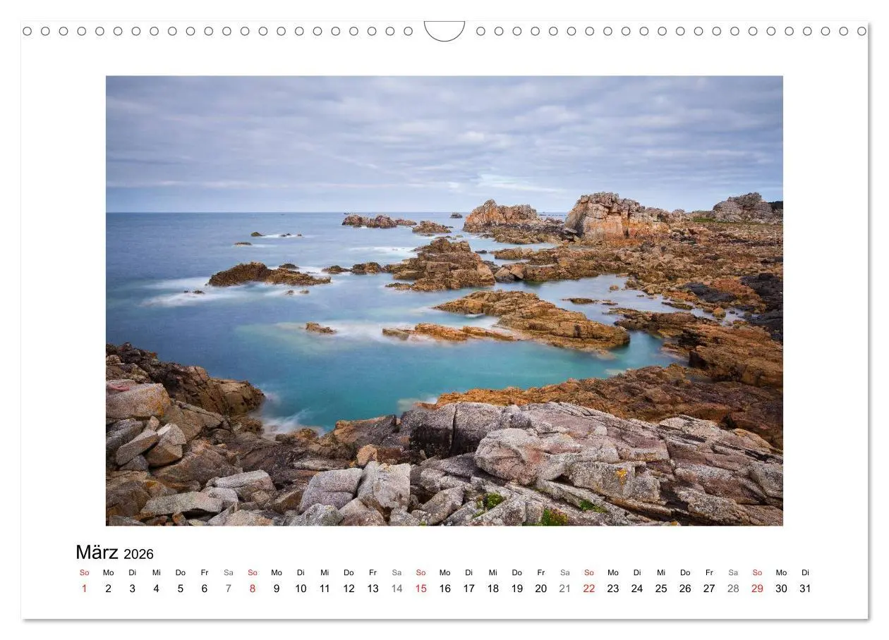 Bild: 9783516234114 | Bretagne - Côte de Granit Rose (Wandkalender 2026 DIN A3 quer),...