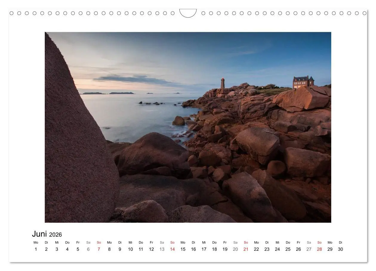 Bild: 9783516234114 | Bretagne - Côte de Granit Rose (Wandkalender 2026 DIN A3 quer),...