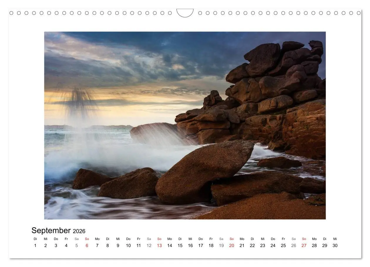 Bild: 9783516234114 | Bretagne - Côte de Granit Rose (Wandkalender 2026 DIN A3 quer),...