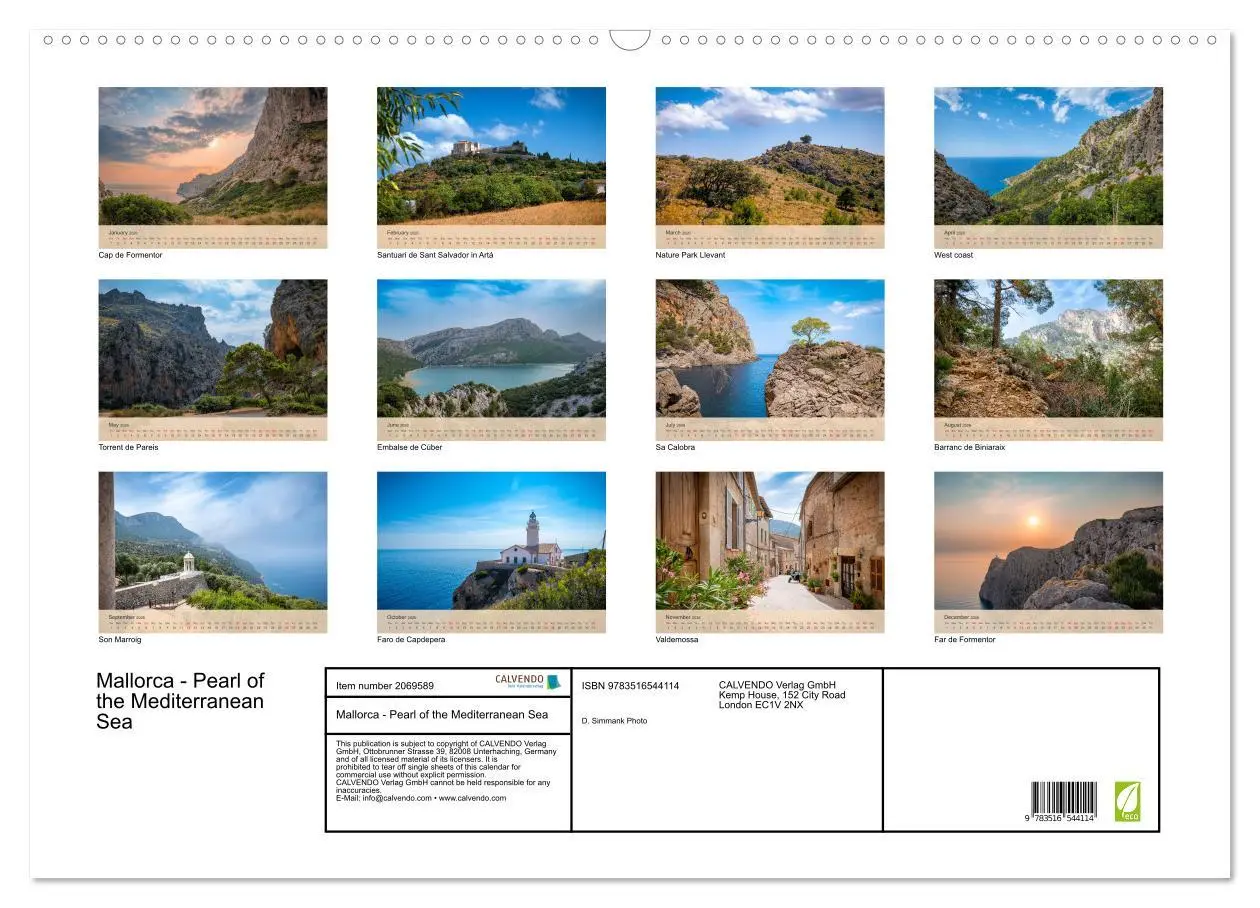 Bild: 9783516544114 | Mallorca - Pearl of the Mediterranean Sea (Wall Calendar 2026 DIN...