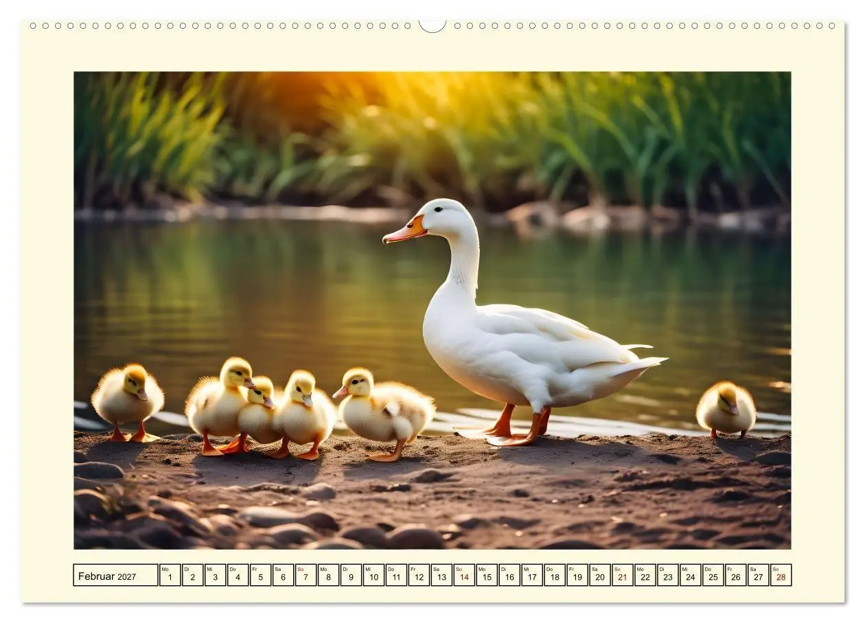 Bild: 9783569014114 | Glückliches Geflügel (Wandkalender 2027 DIN A2 quer), CALVENDO...