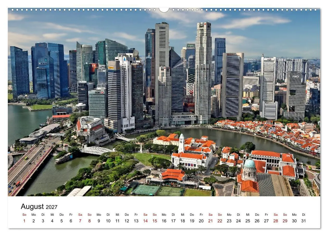 Bild: 9783569564114 | Singapur - Perle Südostasiens (hochwertiger Premium Wandkalender...