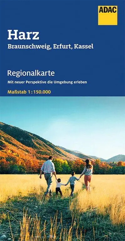 Cover: 9783826414114 | ADAC Regionalkarte Blatt 8 Harz 1:150 000 | (Land-)Karte | 1 S. | 2020