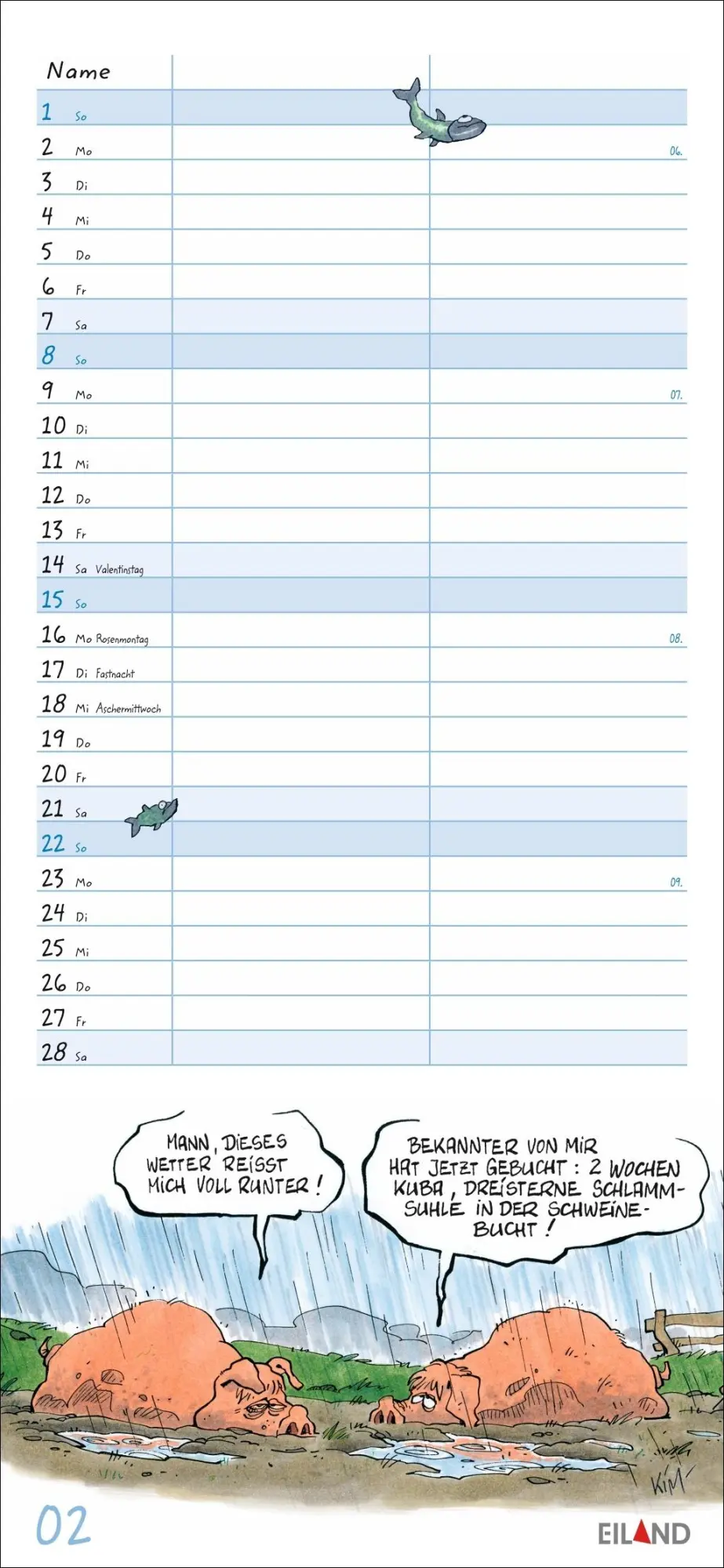 Bild: 9783964024114 | Local heroes Planer für zwei 2026 | Kim Schmidt | Kalender | 14 S.