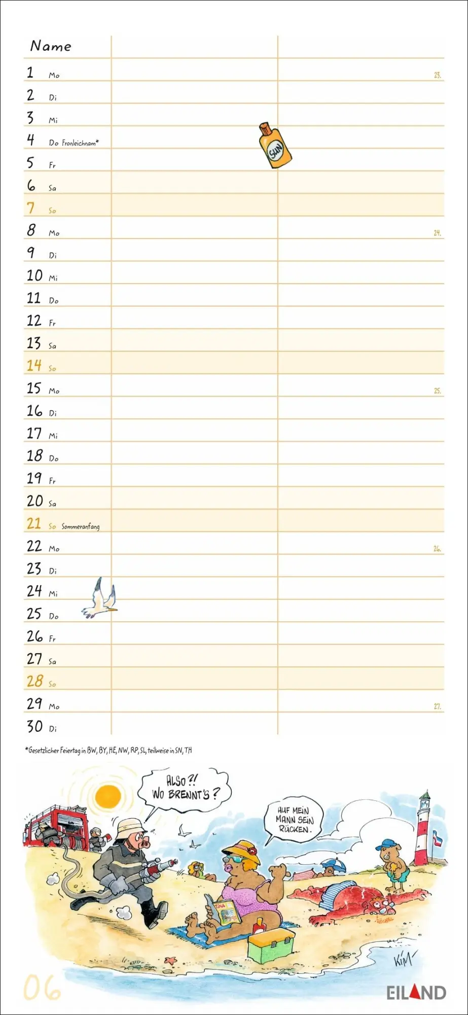 Bild: 9783964024114 | Local heroes Planer für zwei 2026 | Kim Schmidt | Kalender | 14 S.