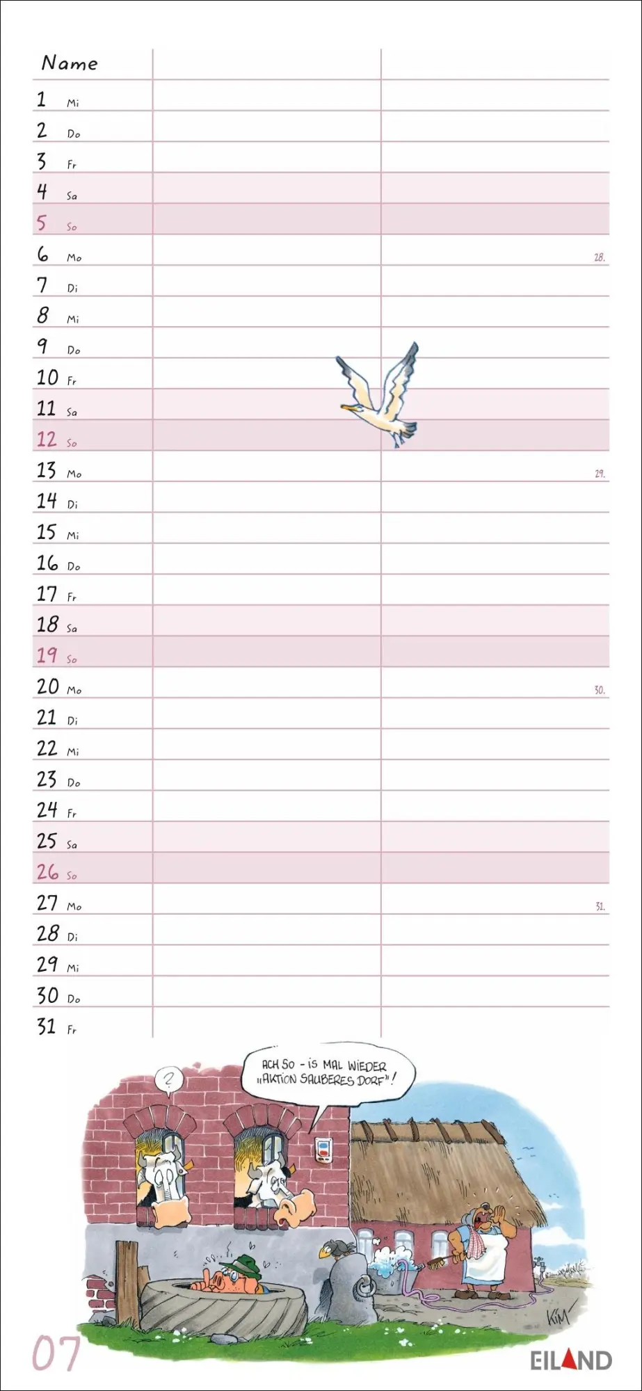 Bild: 9783964024114 | Local heroes Planer für zwei 2026 | Kim Schmidt | Kalender | 14 S.