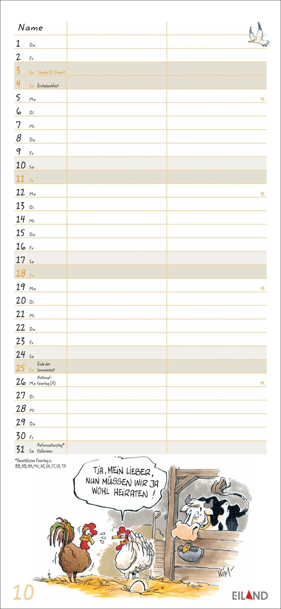 Bild: 9783964024114 | Local heroes Planer für zwei 2026 | Kim Schmidt | Kalender | 14 S.