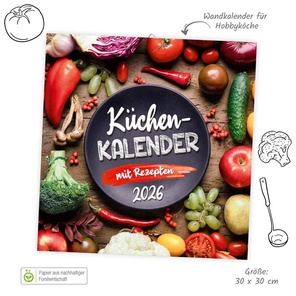 Bild: 9783988024114 | Trötsch Broschürenkalender Küchenkalender 2026 | Wandplaner | KG