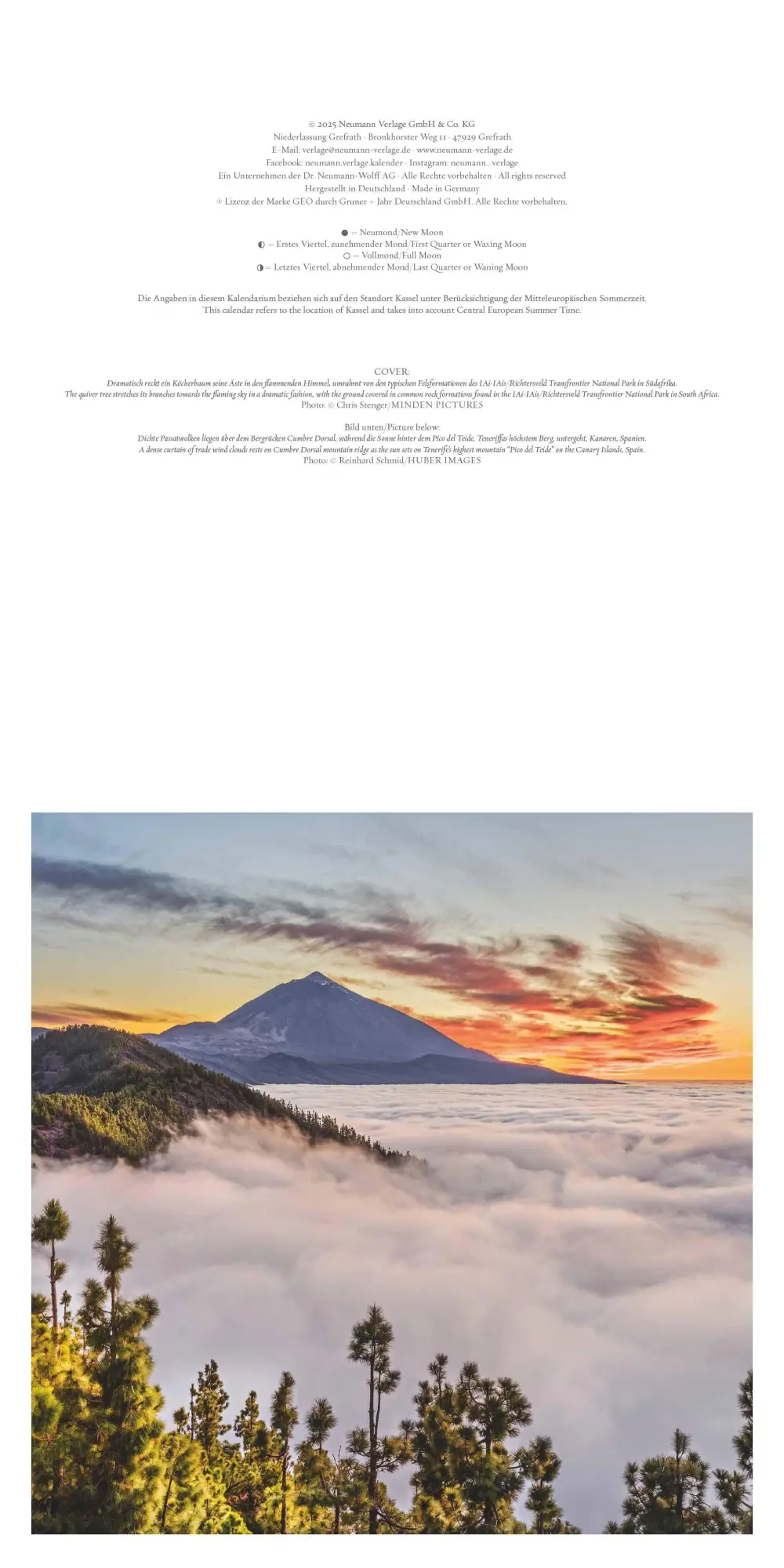 Bild: 4069095004214 | GEO Beautiful World 2026 - Wand-Kalender - Natur-Kalender -...