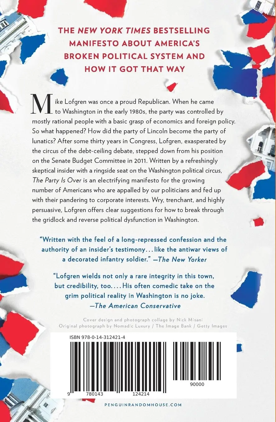 Rückseite: 9780143124214 | The Party Is Over | Mike Lofgren | Taschenbuch | Englisch | 2013