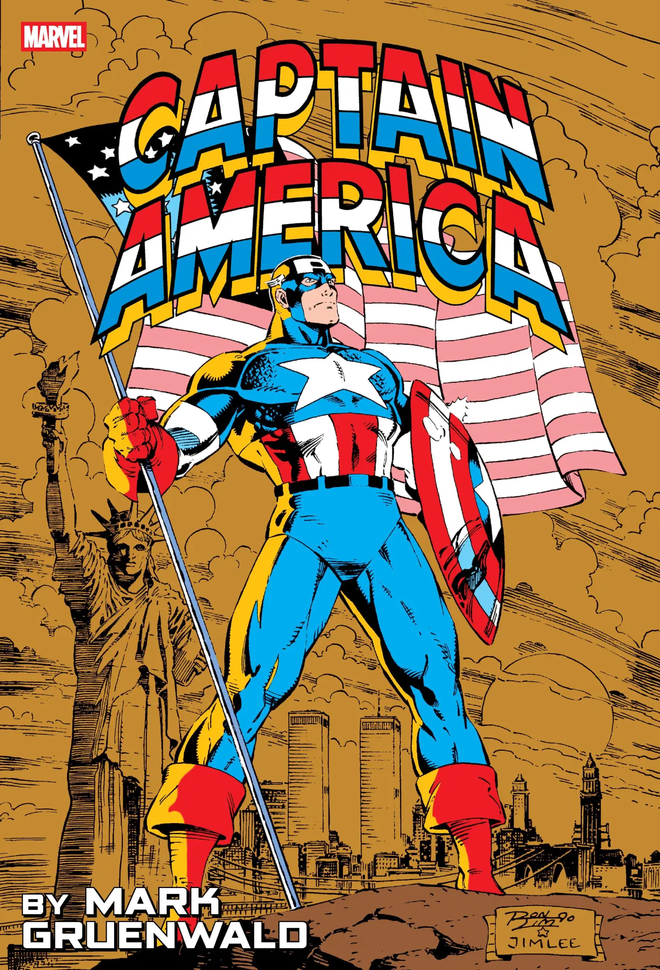 Cover: 9781302964214 | Captain America by Mark Gruenwald Omnibus Vol. 2 | Mark Gruenwald