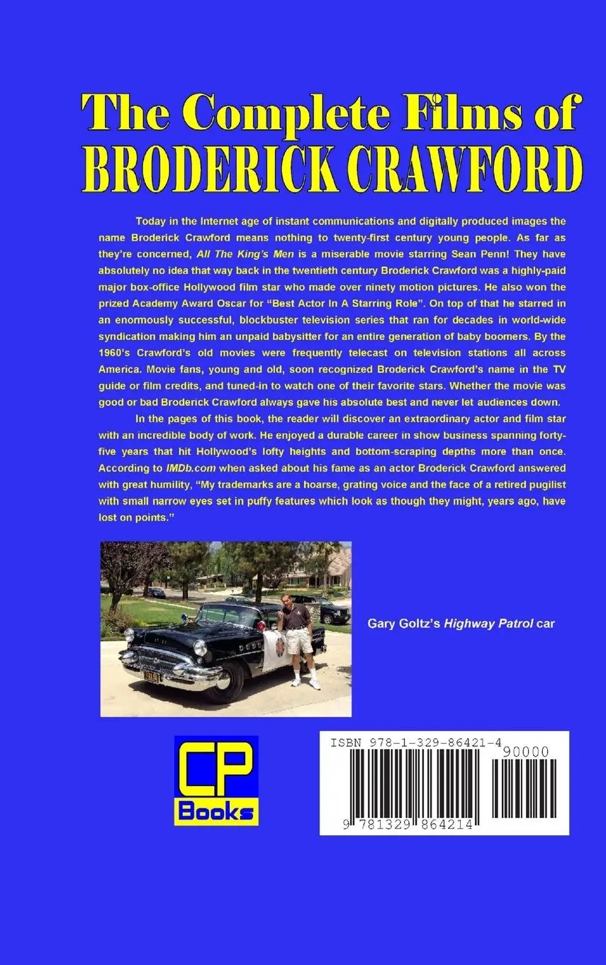 Rückseite: 9781329864214 | The Complete Films of Broderick Crawford | Ralph Schiller | Buch