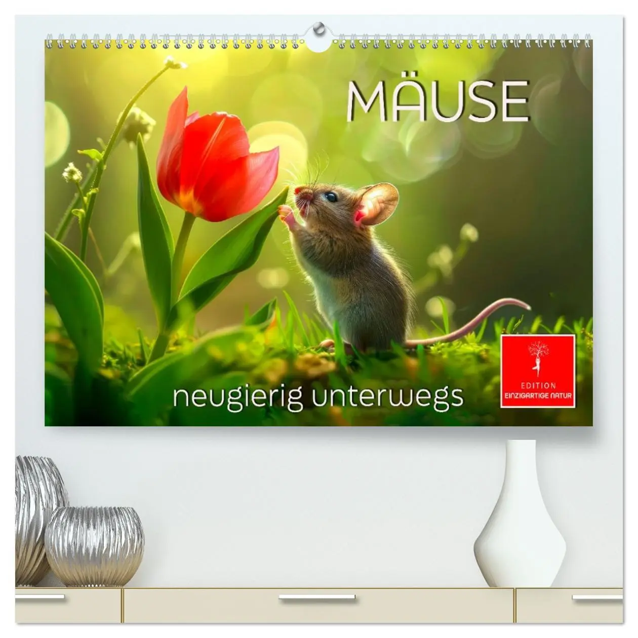 Cover: 9783457444214 | Mäuse - neugierig unterwegs (hochwertiger Premium Wandkalender 2026...