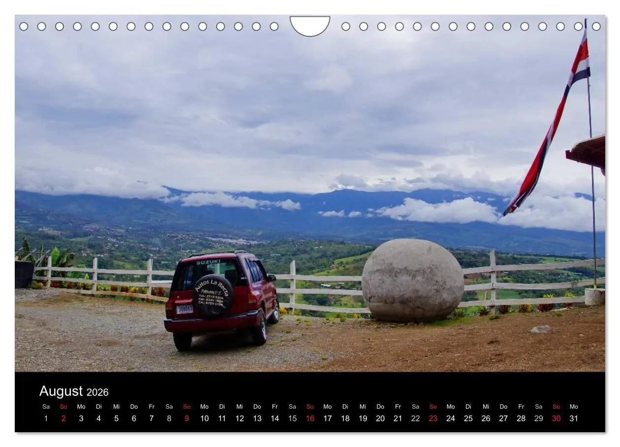 Bild: 9783516154214 | Costa Rica (Wandkalender 2026 DIN A4 quer), CALVENDO Monatskalender