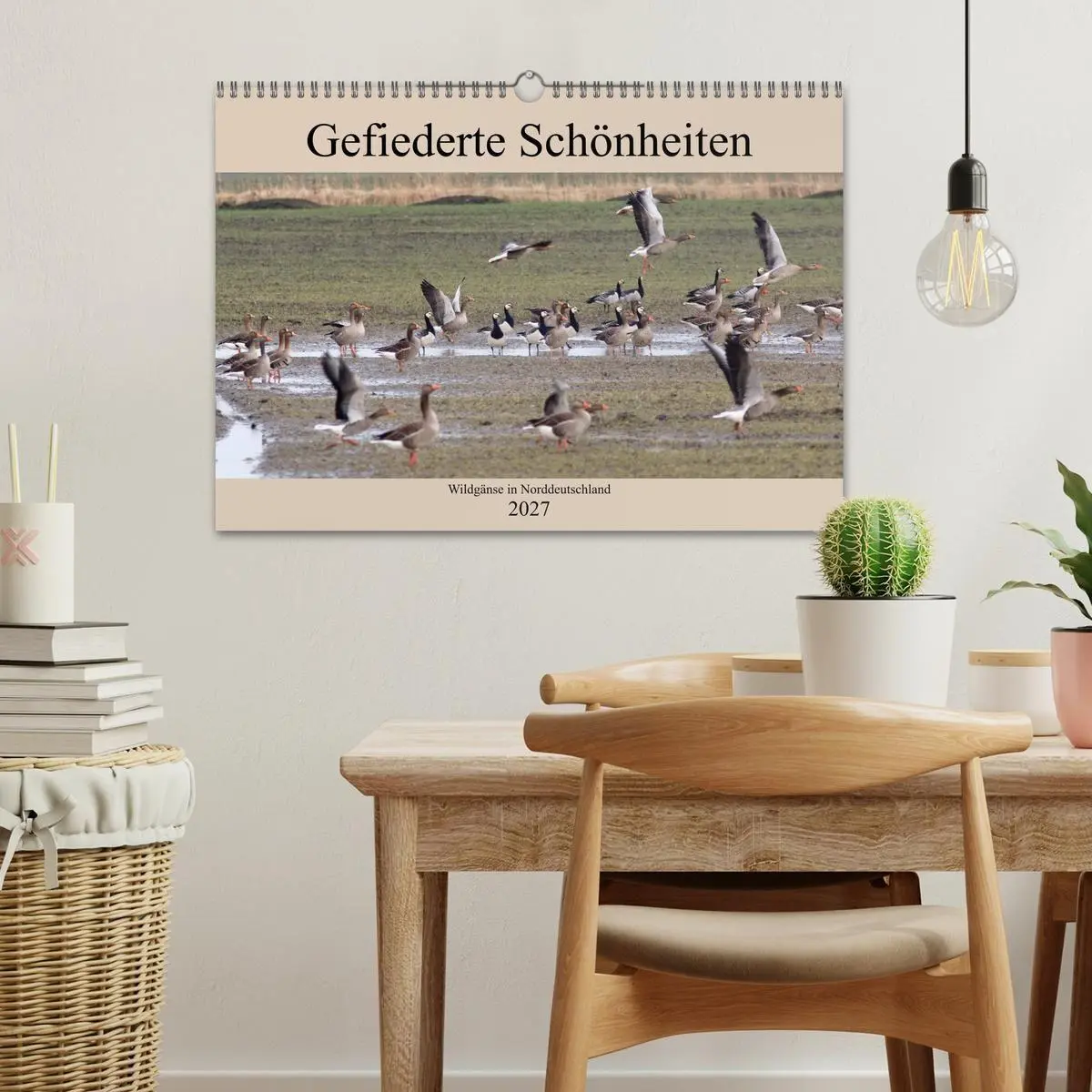 Bild: 9783569794214 | Gefiederte Schönheiten - Wildgänse in Norddeutschland (Wandkalender...