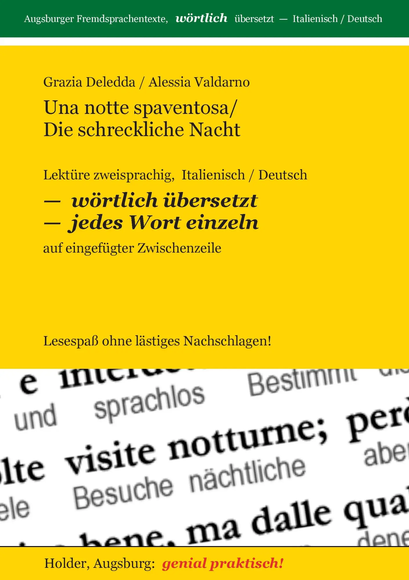 Cover: 9783943394214 | Una notte spaventosa / Die schreckliche Nacht | Grazia Deledda (u. a.)