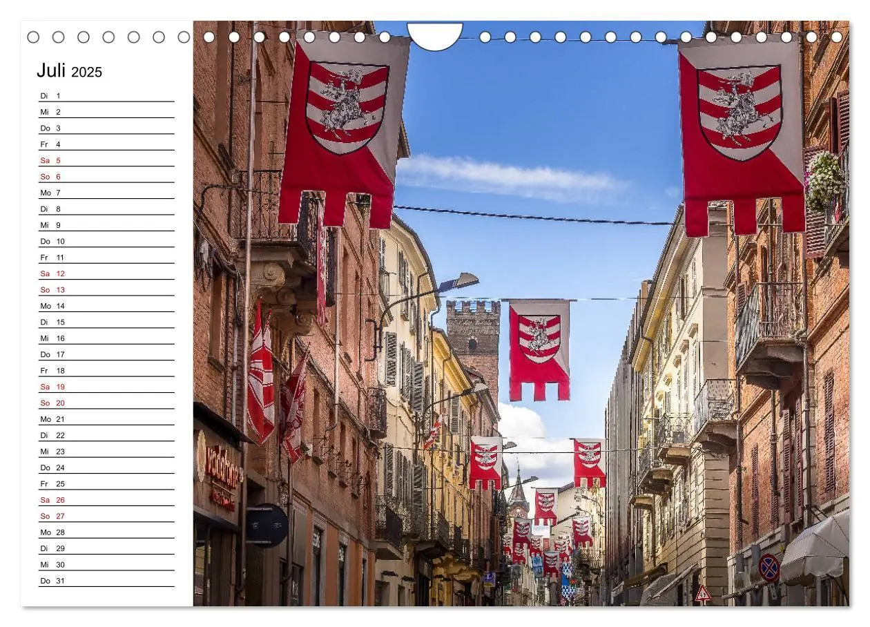 Bild: 9783435344314 | Piemont und Turin (Wandkalender 2025 DIN A4 quer), CALVENDO...