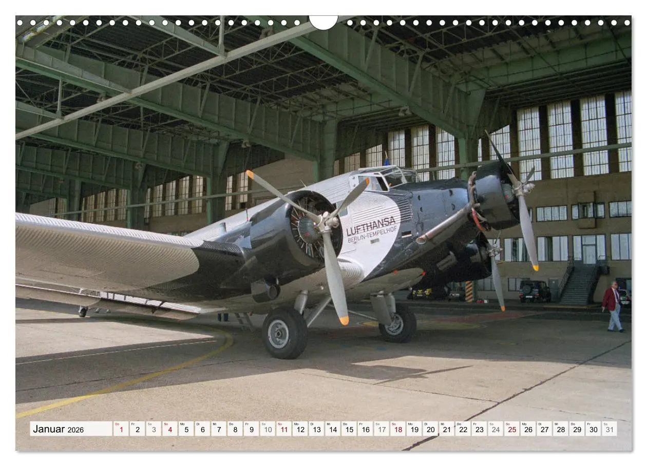 Bild: 9783457814314 | Junkers Ju-52 Rundflug über Berlin (Wandkalender 2026 DIN A3 quer),...