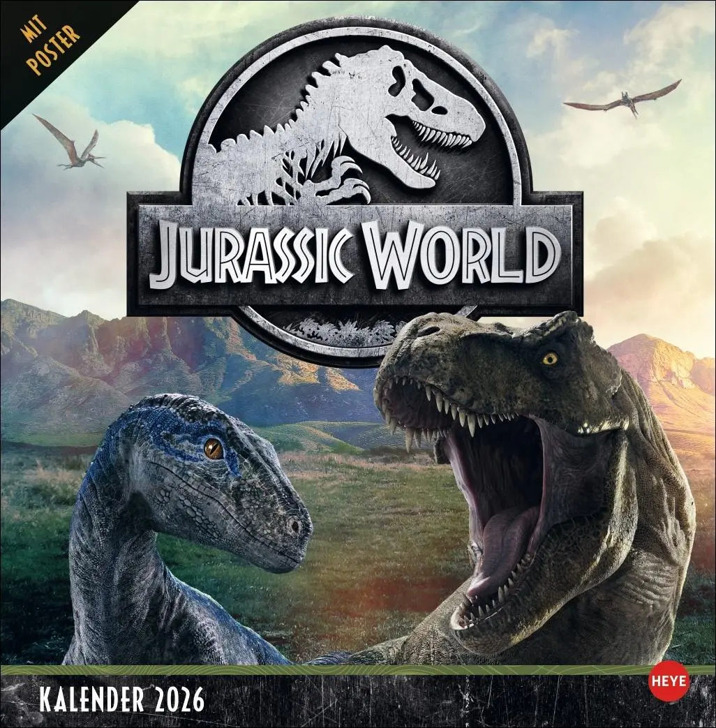 Cover: 9783756414314 | Jurassic World Broschurkalender 2026 | Kalender | 28 S. | Deutsch