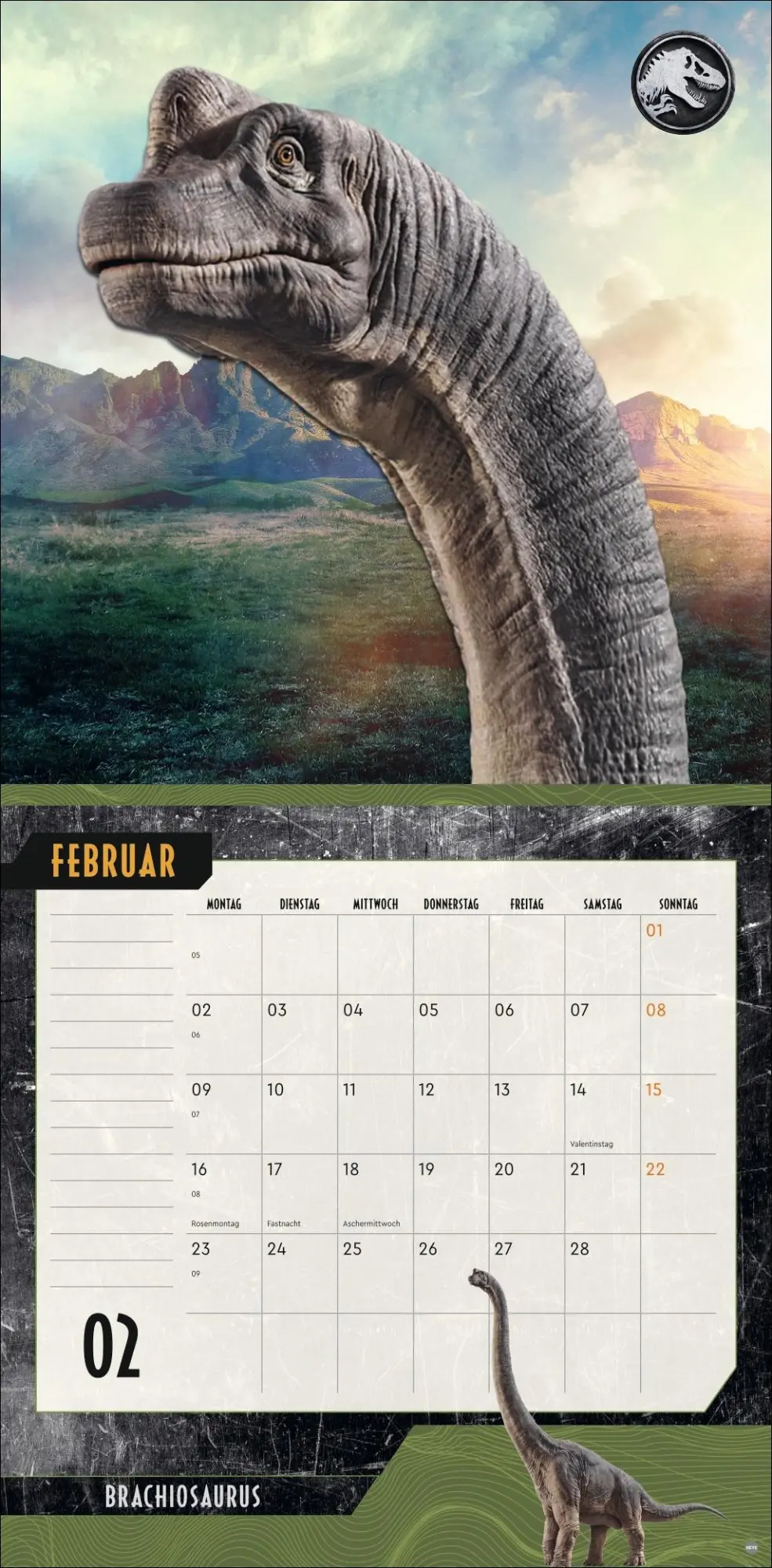 Bild: 9783756414314 | Jurassic World Broschurkalender 2026 | Kalender | 28 S. | Deutsch