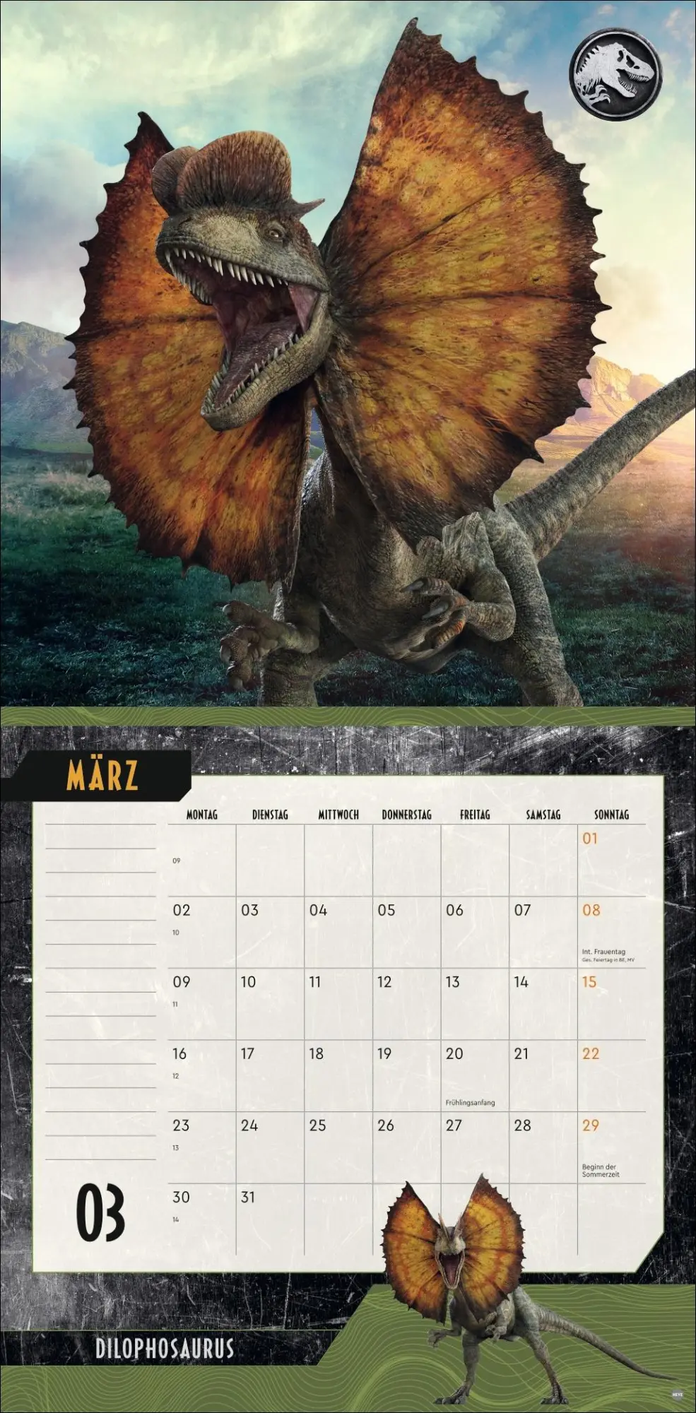 Bild: 9783756414314 | Jurassic World Broschurkalender 2026 | Kalender | 28 S. | Deutsch